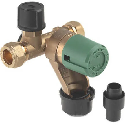 Complete zonneboilerset - 1x 30HP + Buffervat met tapwaterspiraal en 1 warmtewisselaar (300L)