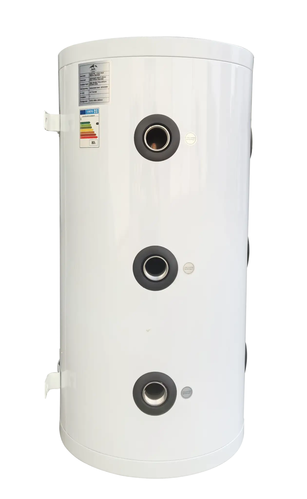 ALPS EXCLUSIVE AE-00080-BT - RVS Buffervat (80L)