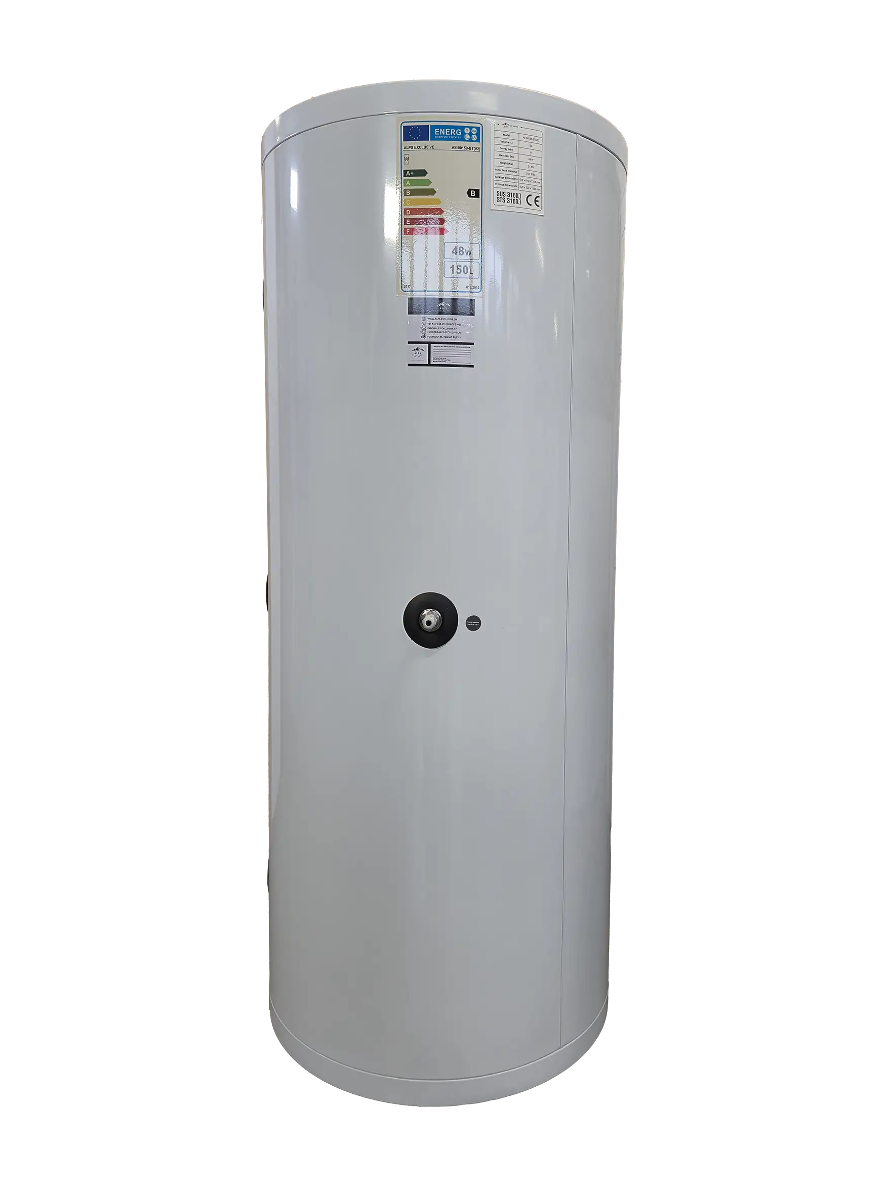 ALPS EXCLUSIVE AE-00150-BT(V2) - RVS Buffervat (150L)