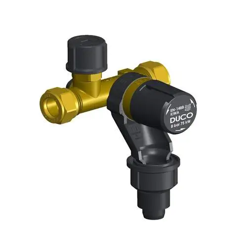 Pentec Duco - Inlaatcombinatie 15 x 15 mm (6 BAR)