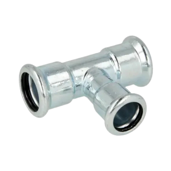 OEG 802004577 - C-staal verloop perskoppeling T-stuk M-contour (28 mm x 22 mm x 28 mm)