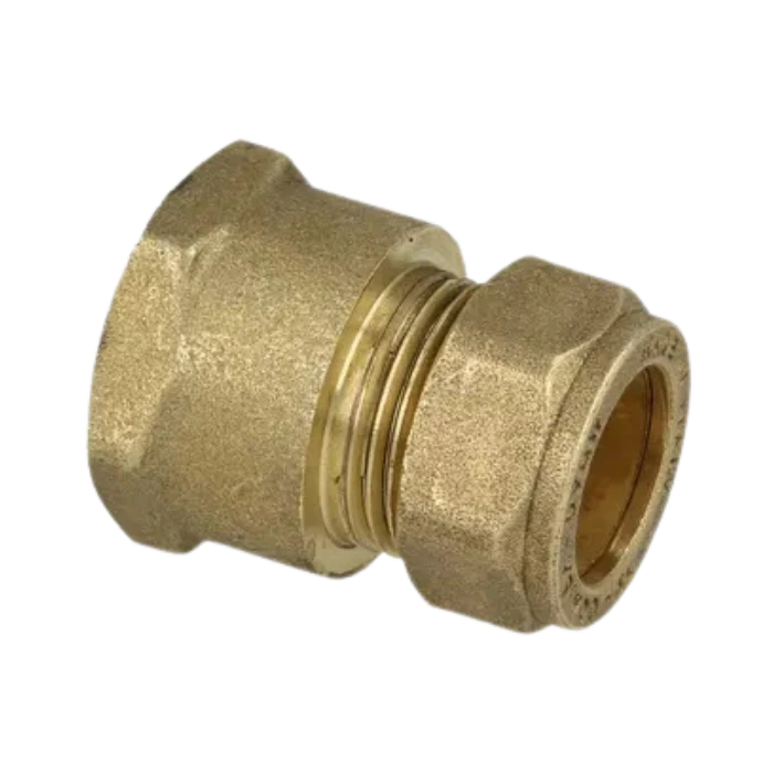 OEG 802016146 - Messing knelkoppeling verloop (22 mm x G 3/4
