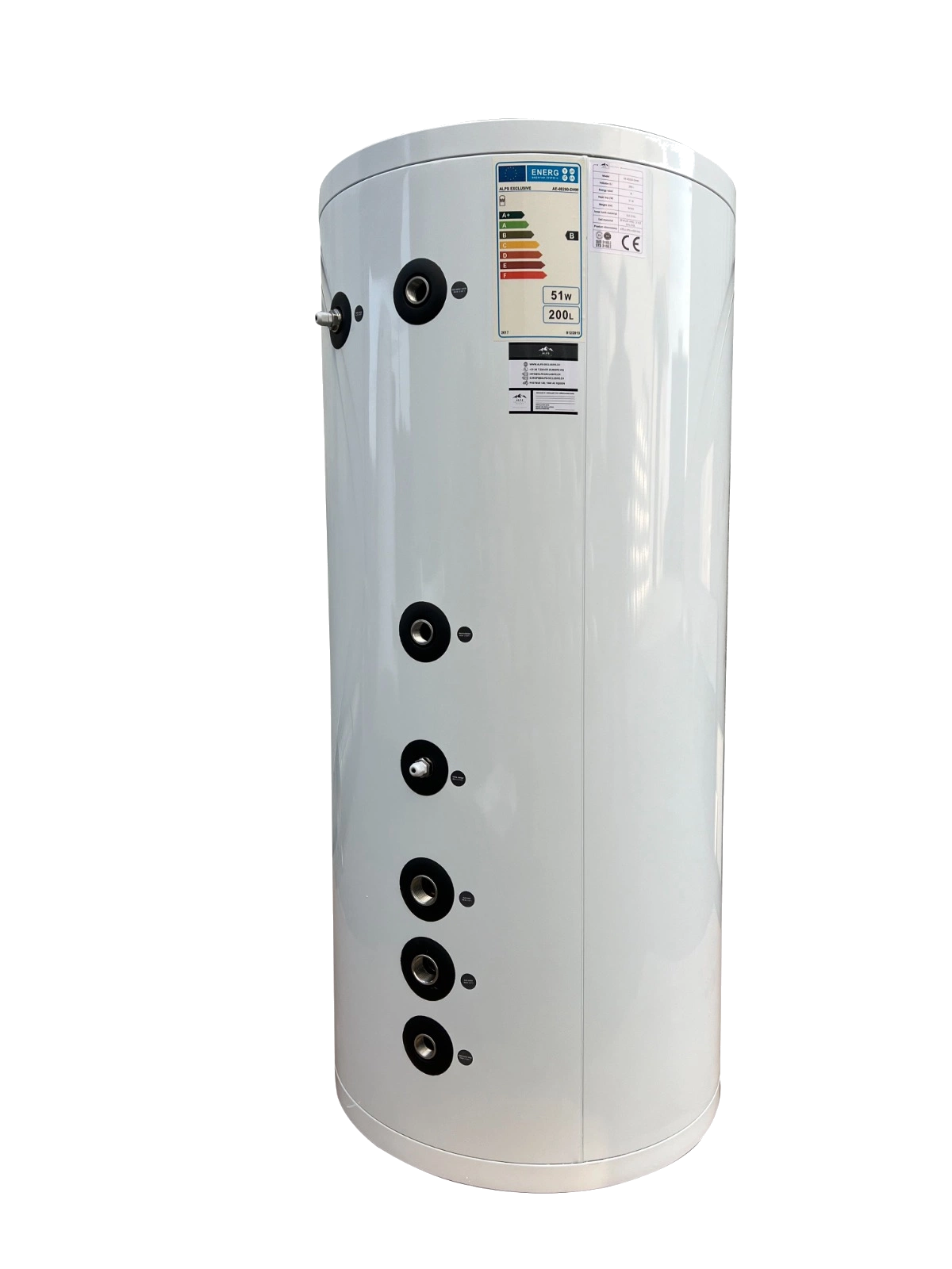 ALPS EXCLUSIVE AE-00200-DHW - RVS Tapwaterboiler (200L)