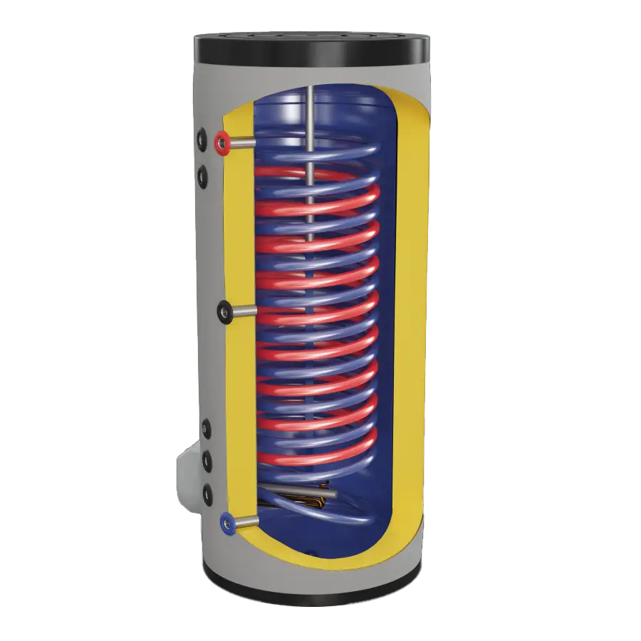Eldom FV20060S21 - Tapwaterboiler met 2 warmtewisselaars (200L)