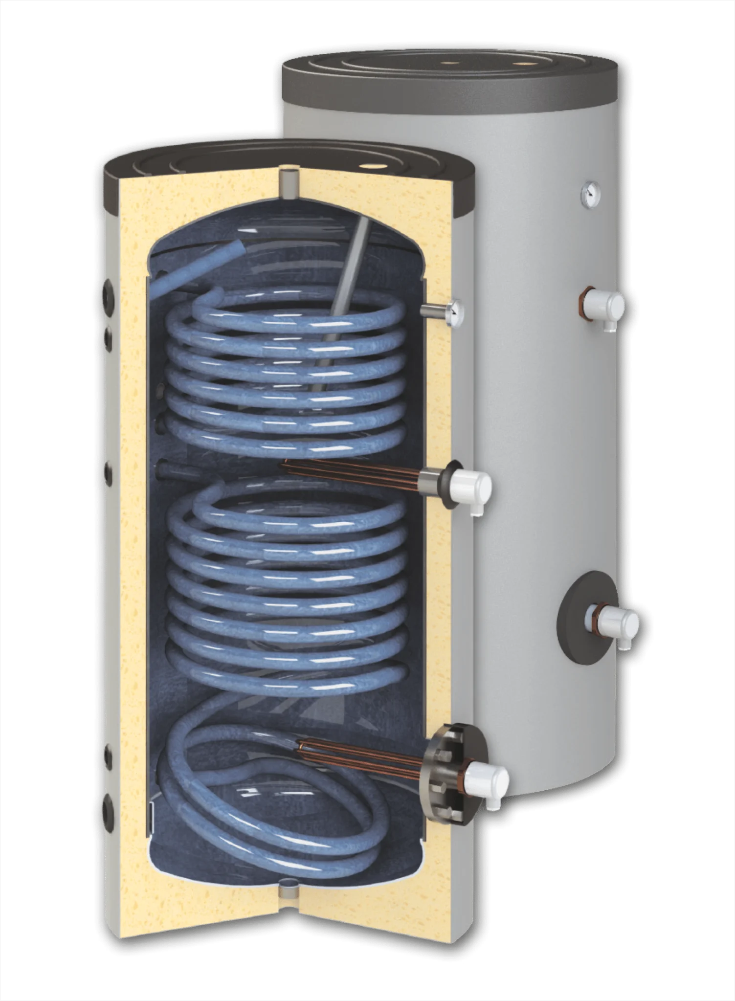 Complete zonneboilerset 1x 30HP 300L + ALPS EXCLUSIVE AE-14803-MO-V2 (14,8 kW)