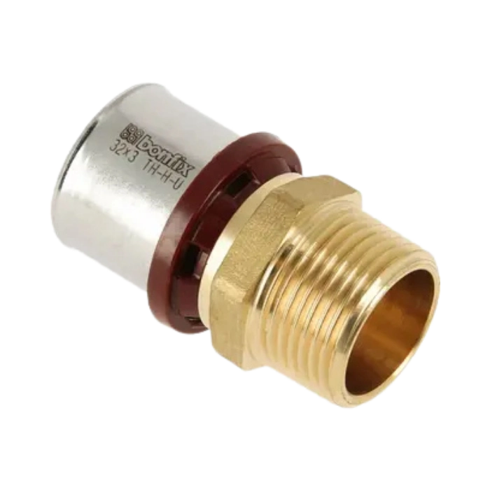 BONFIX 2000270 - Messing Perskoppeling Recht (32 x G 1
