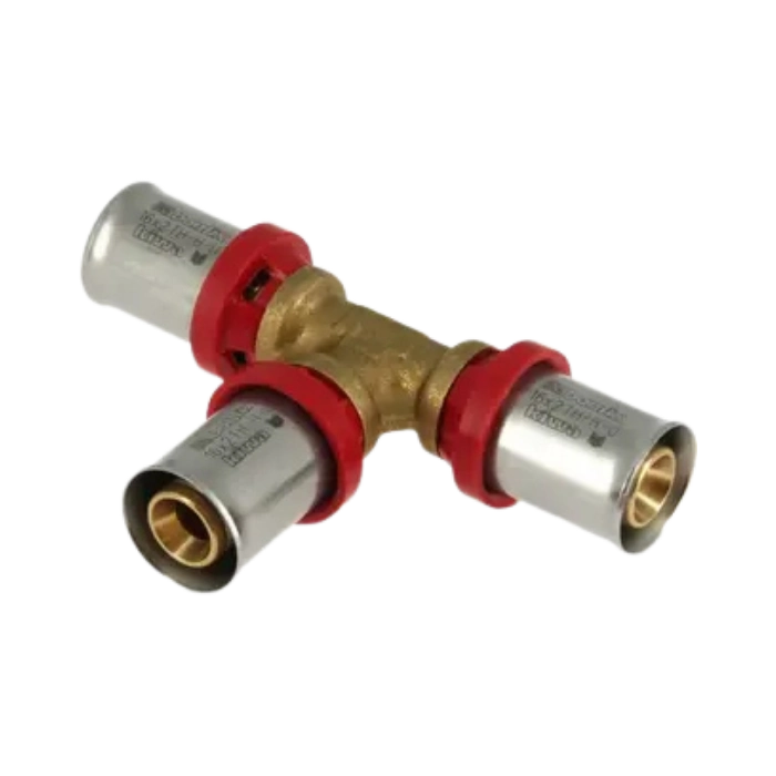BONFIX 2000505 - Messing perskoppeling T-stuk (16 x 16 x 16 mm)