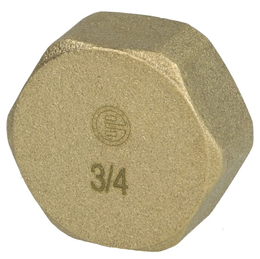 OEG AS812501 - Messing kap (G 3/4