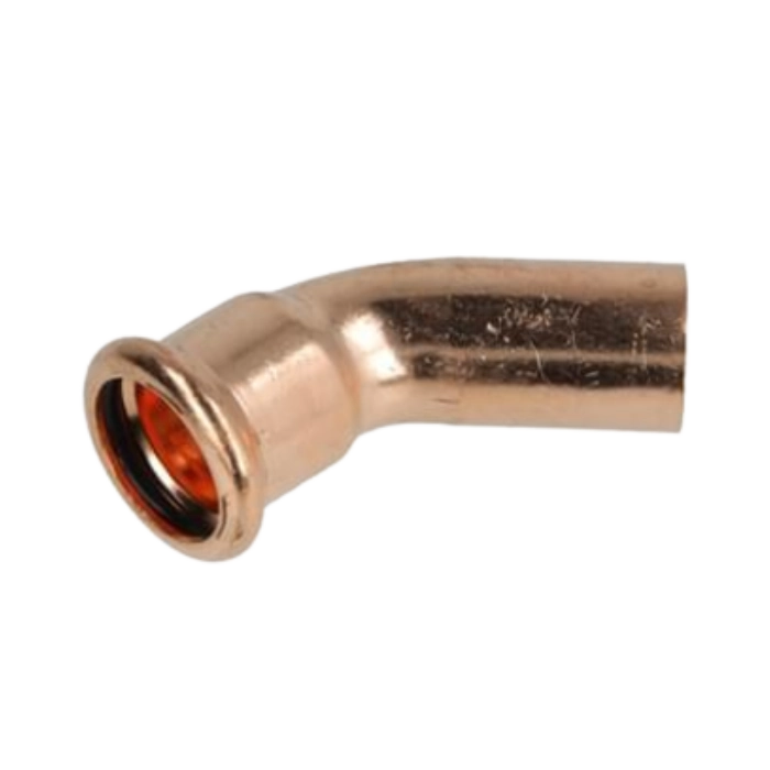 OEG 802009038 - Koperen verleng perskoppeling M-contour hoek 45° (22 mm)