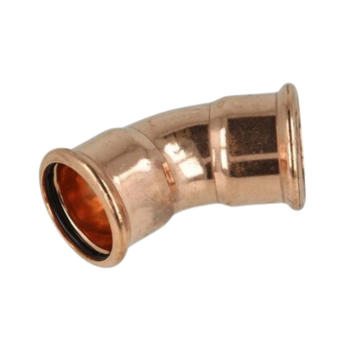 OEG 802009054 - Koperen perskoppeling M-contour hoek 45° (22 mm)