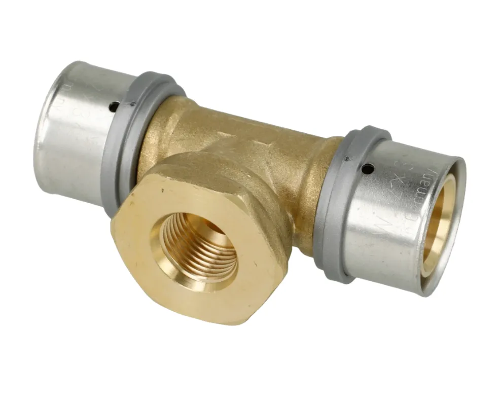 OEG 802030174 - Messing pers T-stuk (32 x G 1/2