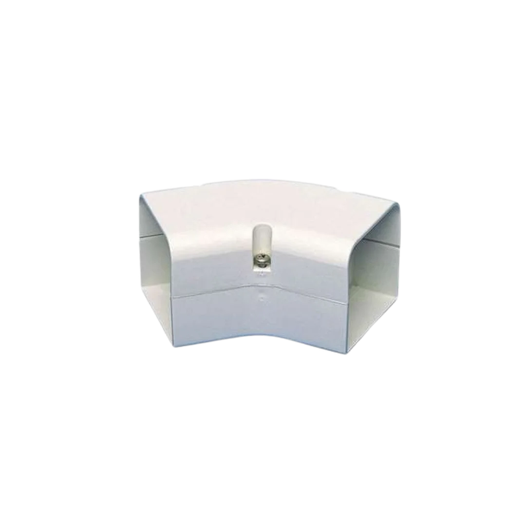 Speediduct - Platte bocht 45° - 70MM (wit)