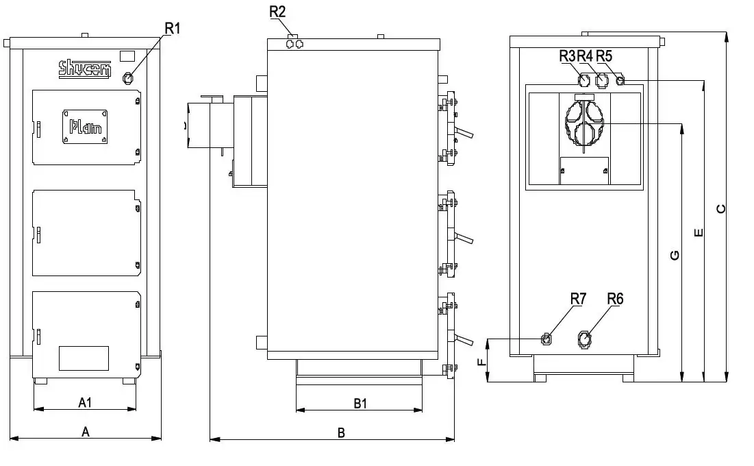 Sukom R50 - Houtketel (50 kW)