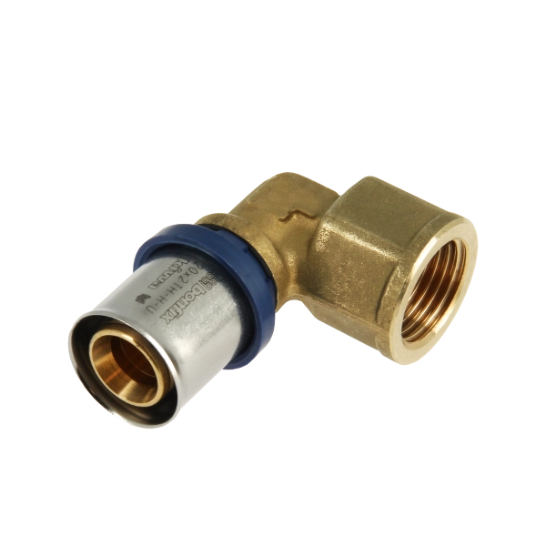 BONFIX 2001025 - Messing perskoppeling haaks 90° (20 x G 3/4'' M)