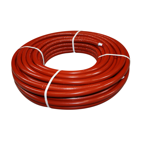 BONFIX 2003205 - Alu-pers meerlagenbuis 16x2 mm rood 6 mm isolatie (per 5 m)