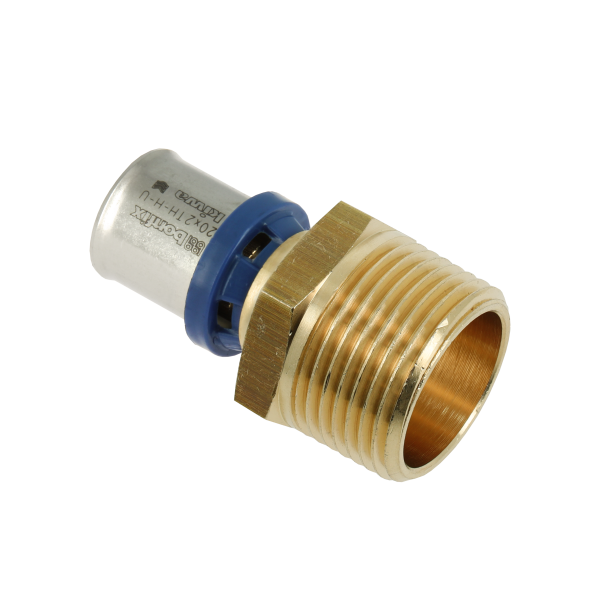 BONFIX 2000264 - Messing perskoppeling recht (20 x G 1