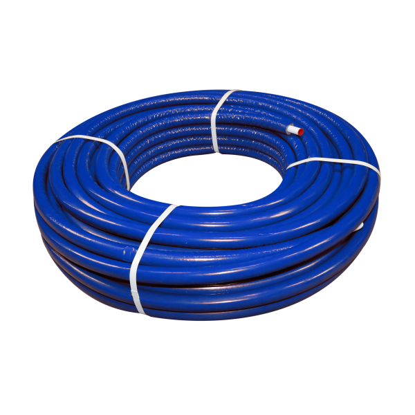 BONFIX 2003305 - Alu-pers meerlagenbuis 16 x 2 mm 6 mm isolatie blauw (rol 50 m)