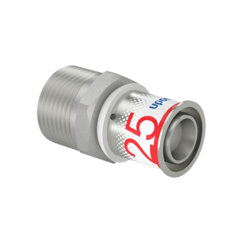 Uponor - Perskoppeling verloop U Contour - 25 mm x G 1